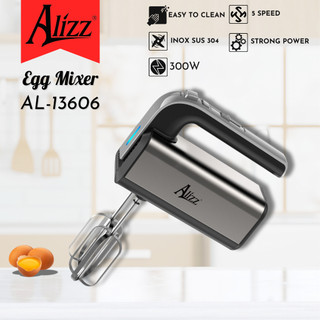 Máy Đánh Trứng Đánh Kem CẦm Tay ALIZZ - 5 Mức Tốc Độ, 2 Đầu, Trộn Bột, Khuấy Mạnh - Bảo Hành 12 Tháng