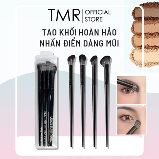Bộ 4 Cọ Phấn Tạo Khối Shadow Contour TMR chuyên nghiệp tán phấn mắt, mũi góc cạnh mới
