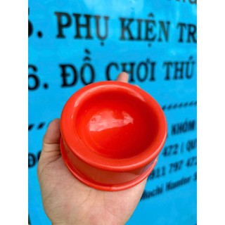 Chén ăn nhựa tròn cho hamster