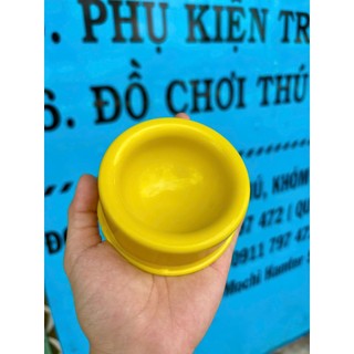 Chén ăn nhựa tròn cho hamster