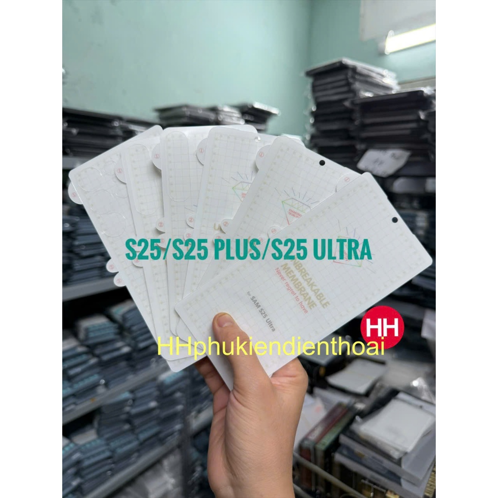 Dán dẻo PPF  Samsung Galaxy S25 Ultra, S25 Plus, S25 trong suốt