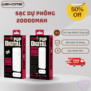 Pin Sạc Dự Phòng WEKOME WP-02 Dung Lượng 20000mAh