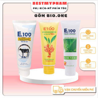 Sữa Rửa Mặt E100 Dưỡng Trắng Bò Nghệ Nha Đamn 80ML Myphamtocspa