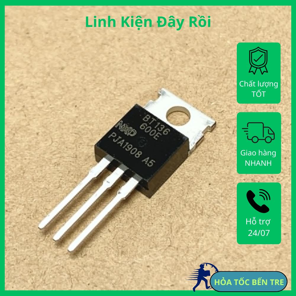 5 cái TRIAC BT136-600/800E BT137-600E BT138-600/800E BT139-800E TO-220