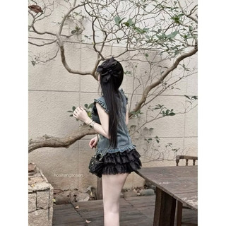 Áo sơ mi nữ denim tay bèo