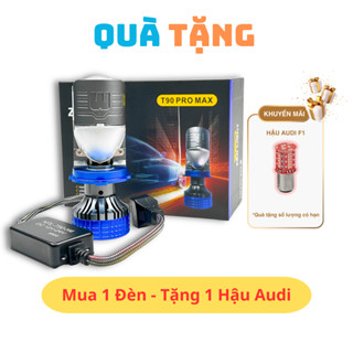 Đèn LED Pha Bi Cầu T90 PRO MAX ZED LIGHT - 90W Chân Bóng H4 9 15V DC Bảo Hành 12 Tháng Ô Tô, Xe Máy