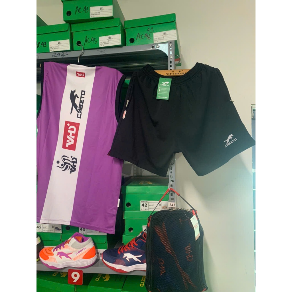 Bộ Quần Áo Bóng Chuyền Nam VHD, Thoáng Khí, Thấm hút mồ hôi, Co Giãn 4 Chiều.