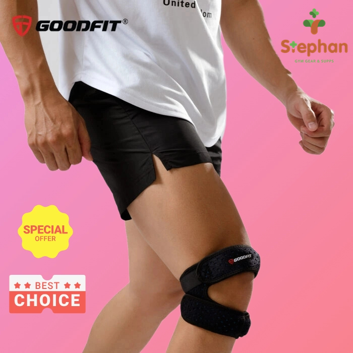 🔥 Băng Gối Thể Thao GOODFIT GF521K (Chiếc) – Co Giãn 4 Chiều – Bảo Vệ Tối Đa, Chống Chấn Thương