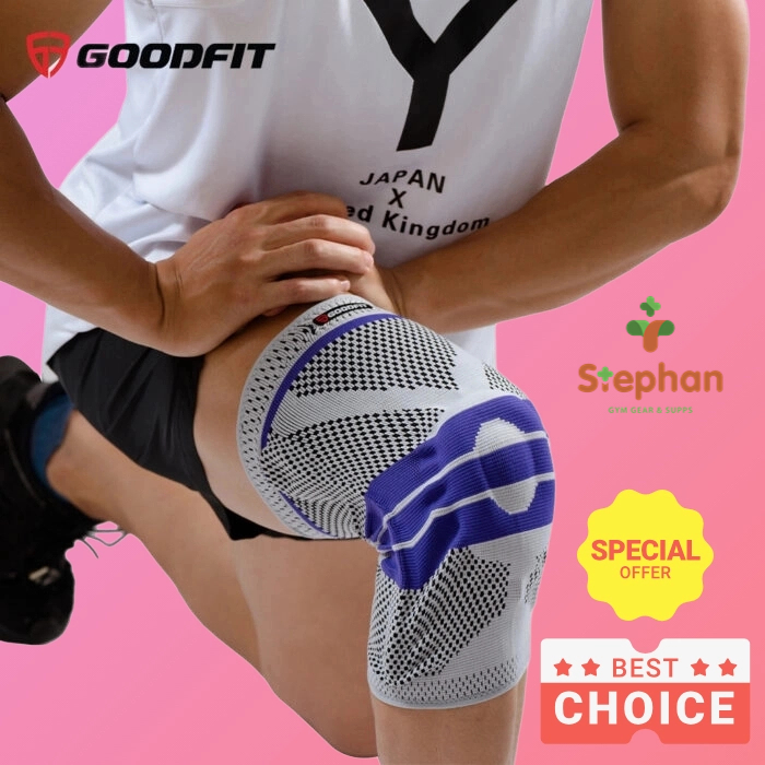 🔥 Băng Gối Thể Thao Silicon GOODFIT GF513K (Chiếc) – Chống Trượt - Bảo Vệ Khớp Gối - Phù Hợp Nam Nữ
