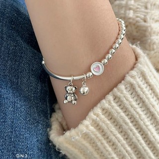 Lắc tay gấu bạc 925