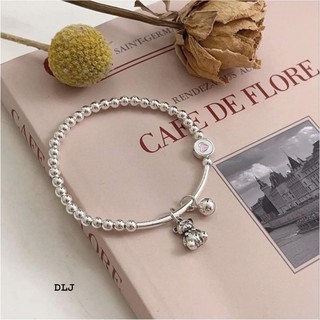 Lắc tay gấu bạc 925