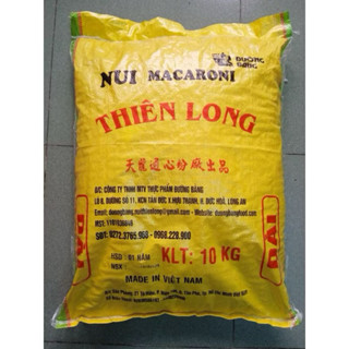  Nui Ống  Nui Tôm  Nui Ngắn Vàng Trắng Thiên Long Bao 10kg 
