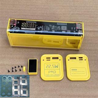 (HCM) Vỏ mạch Box sạc dự phòng  sạc nhanh 22.5W trong suốt 8 sell 18650 và 7sell 18650