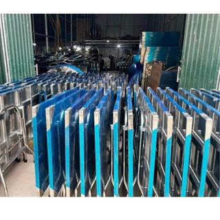 ( Xưởng sản xuất) bàn ăn inox chữ nhật