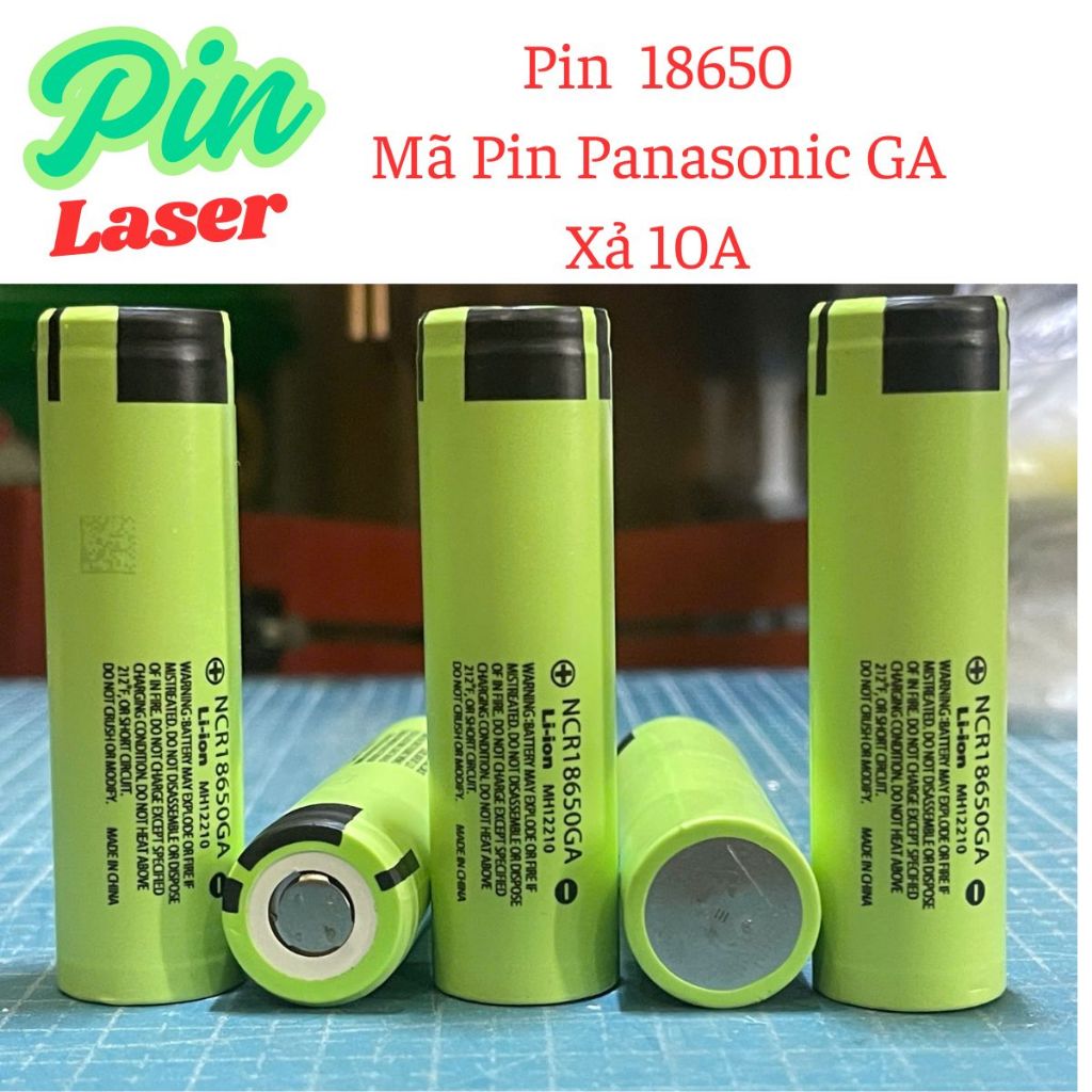 (HCM) 18650 NCR18650GA chính hãng tháo khối Panasonic dung lượng thực 3300mah xả 10A