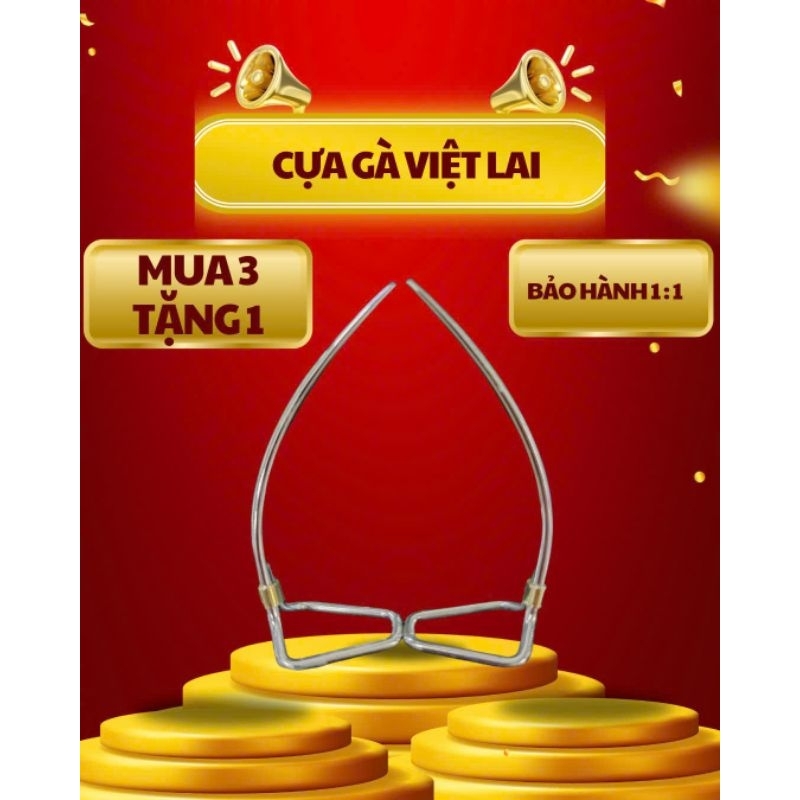 ( MUA 3 TẶNG 1 ) Cựa Gà V.I.P Vọng Việt Lai Full Size🐔
