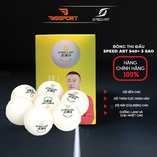 6 Quả Bóng Bàn Thi Đấu Speed Art Chính Hãng 40+ - Bóng Thi Đấu Chuẩn ITTF - Độ Nảy Cực Tốt, Cực Bền Trong Tầm Giá