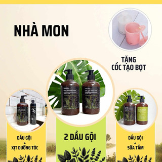 Xịt dưỡng kích thích mọc tóc, thành phần thảo dược Nhà Mon 100ml