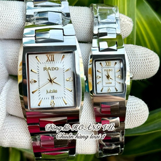 Đồng hồ cặp đôi RD đúc full đá Cerramic cao cấp nguyên khối, kính sapphire , máy pin Nhật