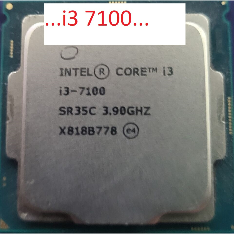 cpu pc  i3 7100 ../ i3 7100T ...i3 7101TE......socket 1151 /... TẶNG KEO TẢN NHIỆT