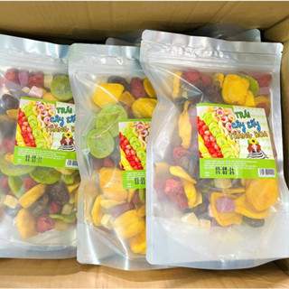 Trái cây sấy thăng hoa mix Dâu tây sấy sữa chua sấy nấm sấy mít sấy ăn vặt healthy