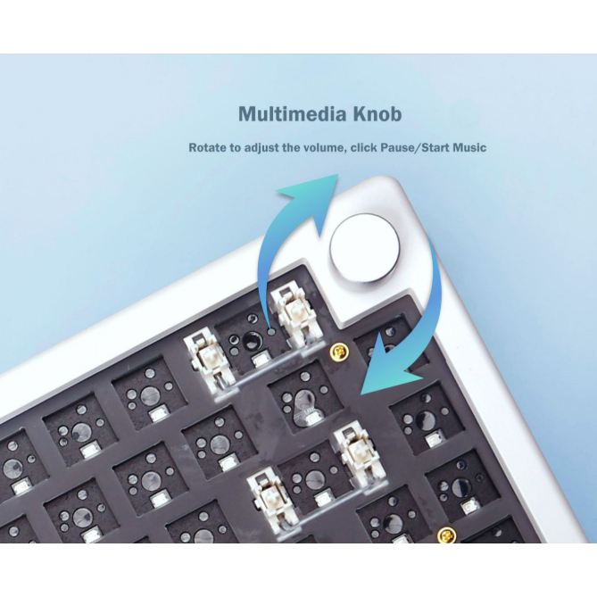 (sẵnn) KIT Bàn Phím Cơ Custom Zouya GMK67 Bản Mới V2 - GMK/VIA - Plate PC [BUILD SẴN] Nhiều tùy chọn | BigBuy360 - bigbuy360.vn