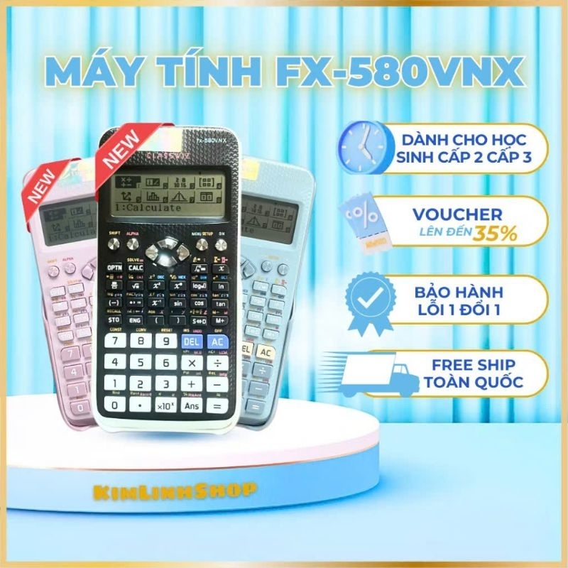 MÁY TÍNH FX580VNX ( có tiếng việt )