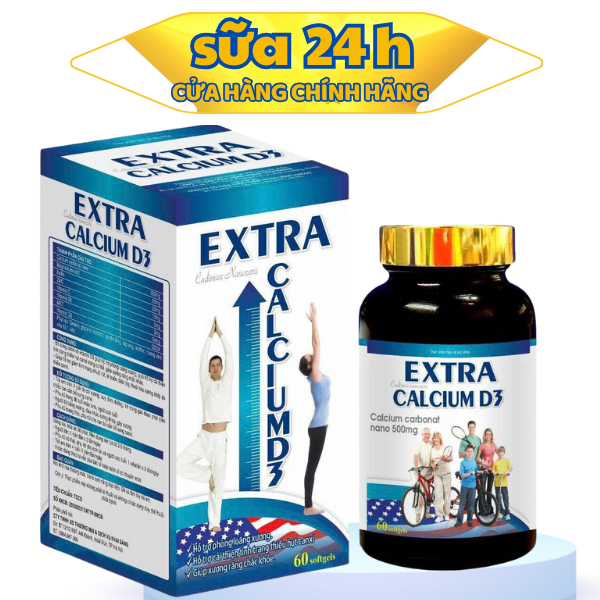 EXTRA CALCIUM D3 - BỔ SUNG CALCI CHẮC KHỎE XƯƠNG