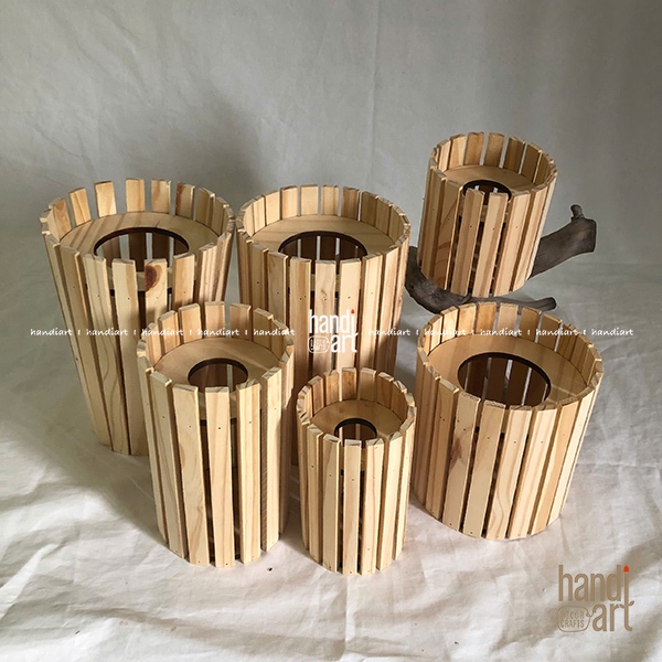 Bình gỗ pallet, đôn gỗ pallet