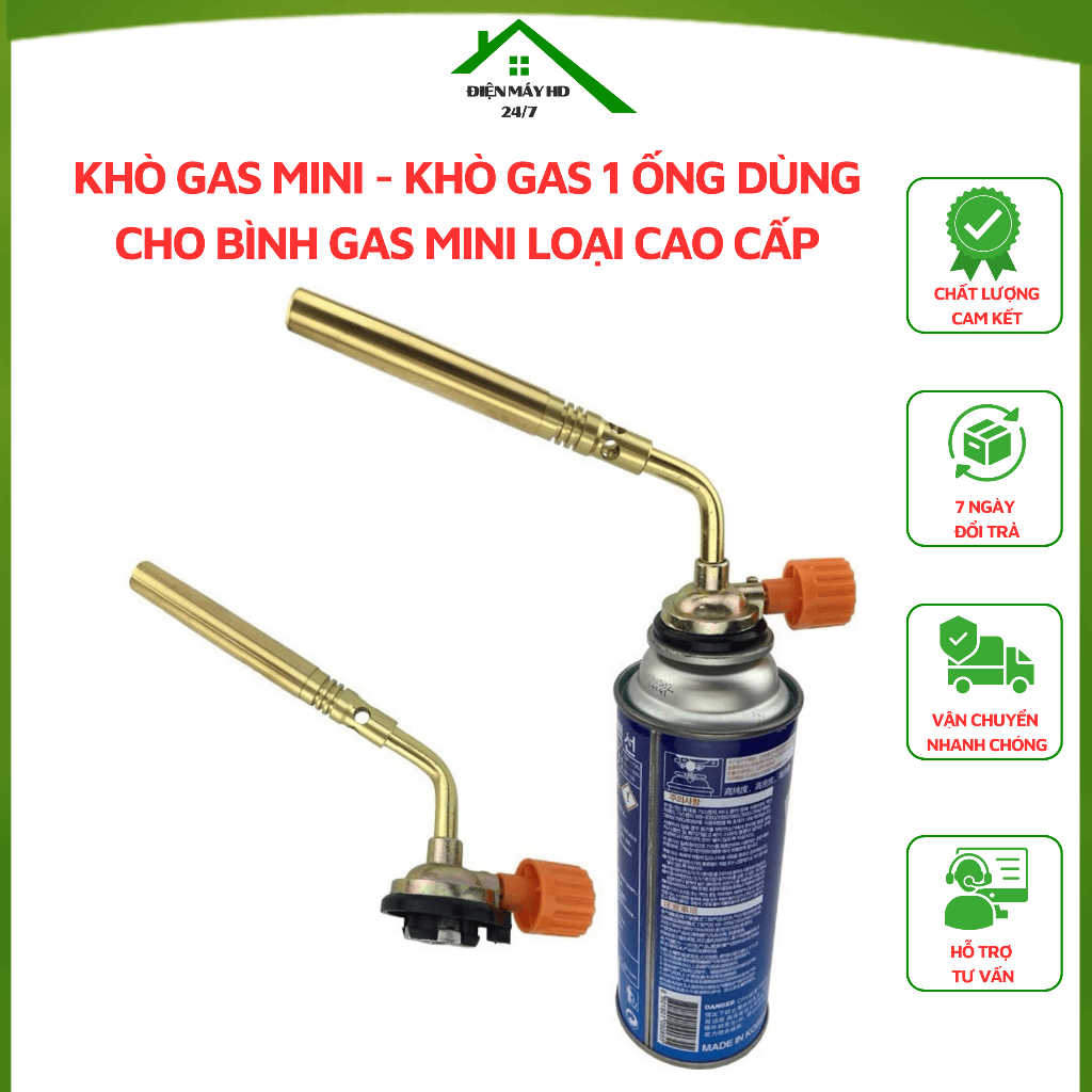 Khò gas mini - khò gas 1 ống dùng cho bình gas mini loại cao cấp