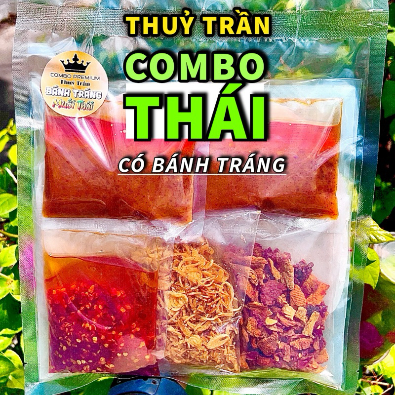 [Thuỷ Trần]Combo Bánh Tráng Muối Thái Thuỷ Trần 700g