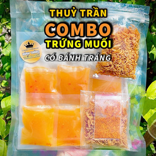   Thuỷ Trần COMBO TRỨNG MUỐI- Bánh Tráng GẠO Trứng Muối 500g 