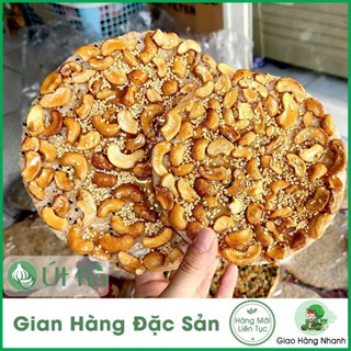  Kẹo Hạt Điều Bánh Tráng Nướng Mạch Nha - Kẹo Hạt Dinh Dưỡng Món Ăn Vặt Lý Tưởng - Út Hà Đặc Sản 