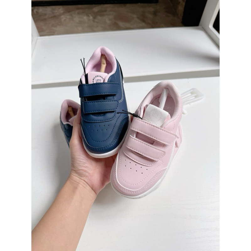 Giày Sneakers Bé Gái Quai Dán Kép Basic Lefties