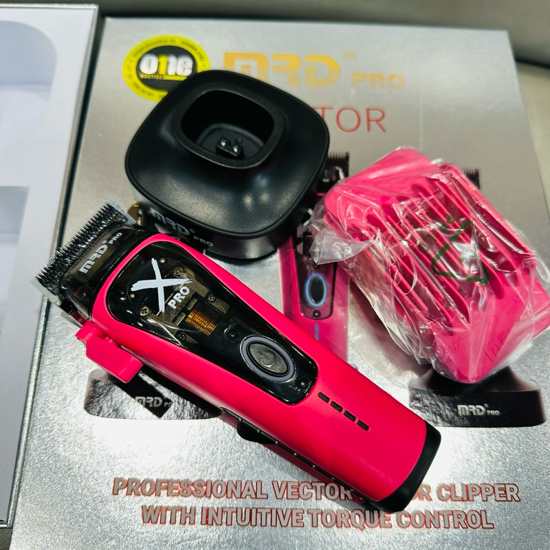 Tông đơ cắt tóc MRDPRO  X pro xpro vector Hồng từ tính 11500 vòng lưỡi răng sói