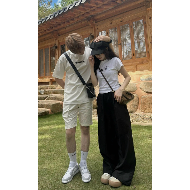 Áo thêu EM BÉ, áo baby tee form body siêu tôn dáng, chất thun cotton thoáng mát - clothingforgirl Mã Mã Store | BigBuy360 - bigbuy360.vn