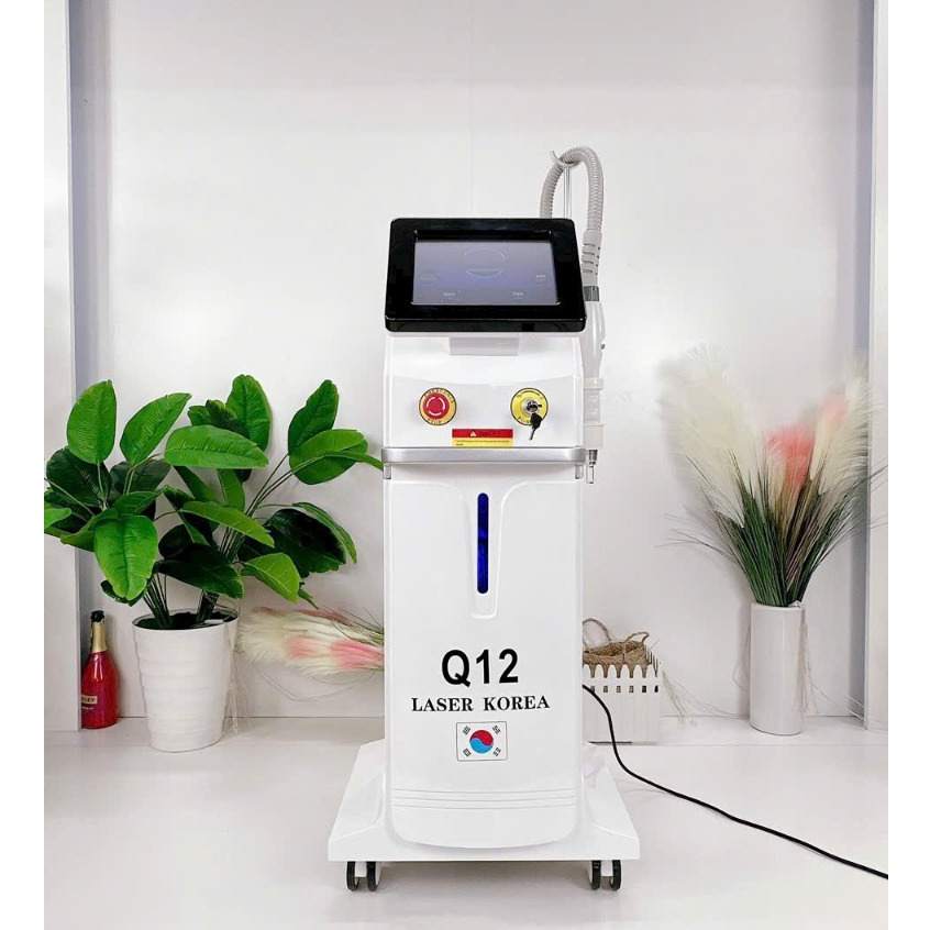 Máy .La.ser Q12 Korea/ Laser Xóa Xăm Nám Tàn Nhang / Máy Q12 Xóa Xăm..