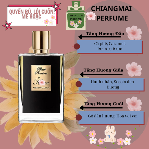 Nước Hoa Dùng Thửt Unisex ˢʷᵉᵉᵗ ᴰʳᵉᵃᵐPhantom Black🍫 – mùi ngọt trầm 5ML/10ML