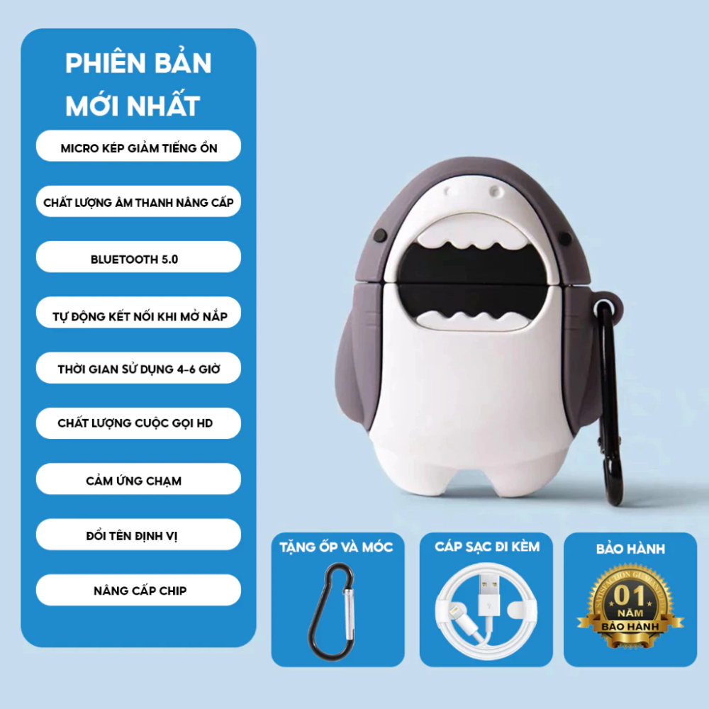 Tai nghe bluetooth AP2, chống ồn, chống mồ hôi, pin trâu | BigBuy360 - bigbuy360.vn