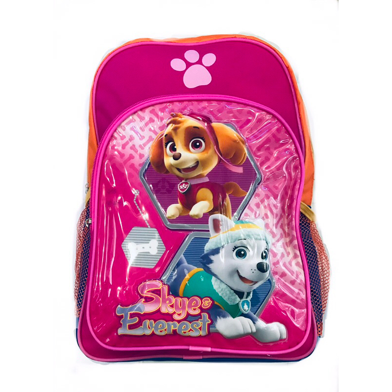 Balo Paw Patrol Skye Everest hồng cam cho nữ sinh
