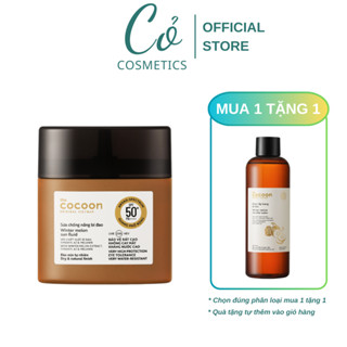  Sữa Chống Nắng Dưỡng Ẩm Kiềm Dầu Quang Phổ Rộng Chiết Xuất Bí Đao Dành Cho Da Dầu Mụn Cocoon 50ML 