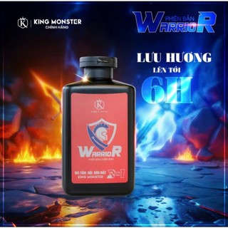 Sữa Tắm Gội Rửa Mặt Hương Nước Hoa Cao Cấp King Monter Phiên Bản WRRRIOR 350ml