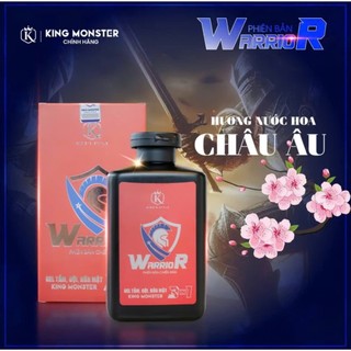 Sữa Tắm Gội Rửa Mặt Hương Nước Hoa Cao Cấp King Monter Phiên Bản WRRRIOR 350ml