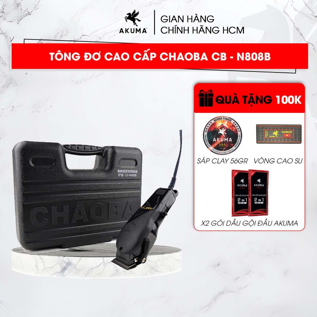 Tông Đơ Cao Cấp CHAOBA CB - N808B Hàng Loại 1  Lưỡi Đặc Biệt - Giao Hàng Hoả Tốc HCM