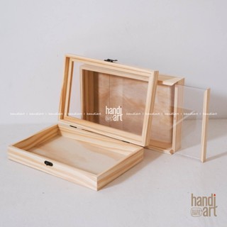 Khung hộp gỗ trang trí, khung tranh hộp 3D (A5)