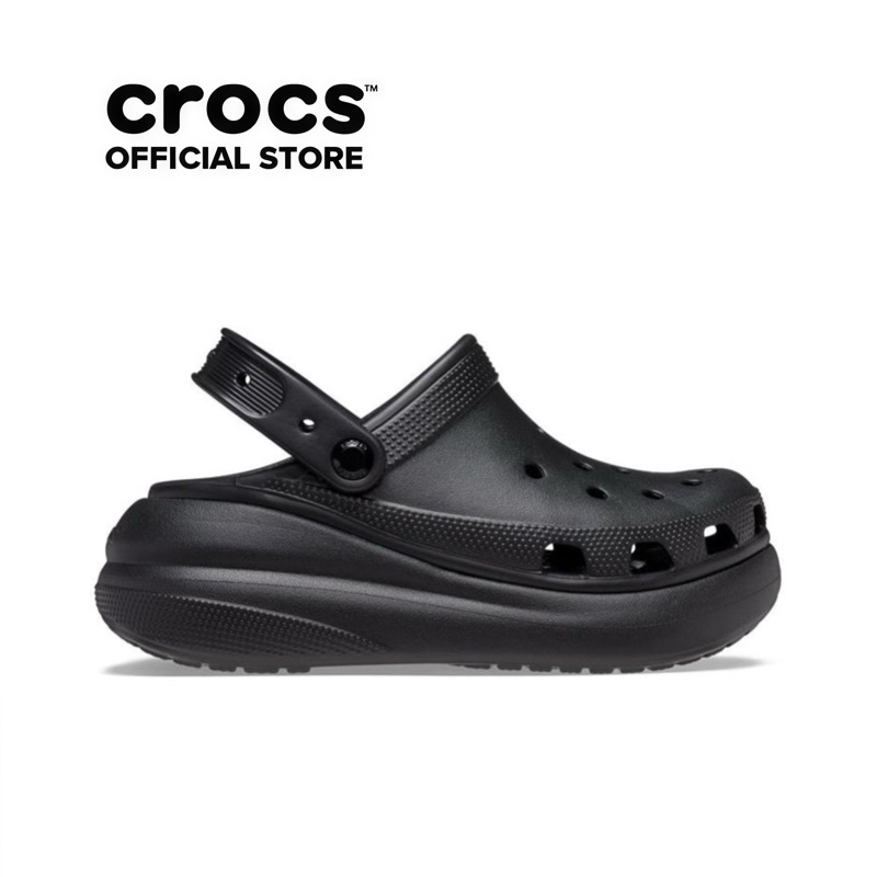[CHÍNH HÃNG]GIÀY CLOG UNISEX CROCS CRUSH CLASSIC - BLACK