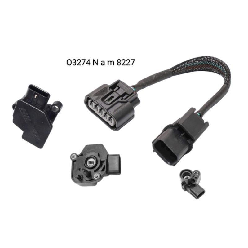 Dây, giắc chuyển đổi TPS họng xăng Honda CBR, WINNER 150....