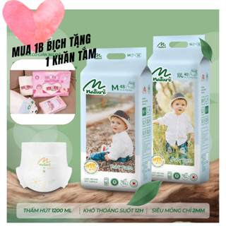 Bỉm quần/dán MOMO DIAMOND NATURE/MOMO HONEY hữu cơ cao cấp quần/dán size M60/L54/XL50/XXL48