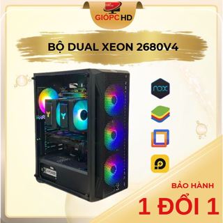  SALE PC Dual Xeon - PC Workstation - PC Gaming Đồ hoạ Bộ Máy XEON Đôi Chuyên Giả Lập Render Chạy Ảo Hoá Dual E5 2680v4 