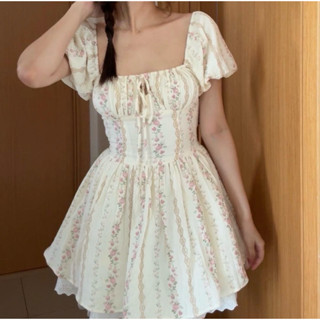 Fairy dress  - Sassysis dáng dài tay phồng vải xô êm mềm mịn